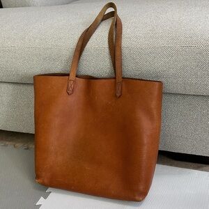 Madewell Brown Leather Tote Bag